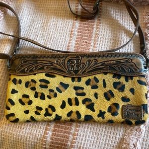Cheetah clutch bag by American Darling